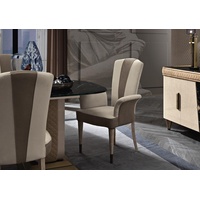JVmoebel Stuhl, Modern Esszimmer Stühle Design Lehnstuhl Stuhl Armlehne 1x Stühle beige