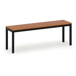 Umkleidebank, Sitzfläche - Laminat, Länge 1200 mm, Kirschbaum