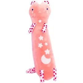 momomi Nice Group Kurai Yuki 80 cm, 1 Katzenpuppe Rosa Lachs