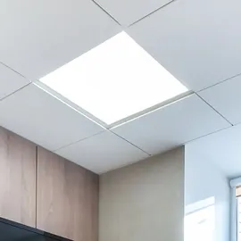 ETC Shop LED Einbaupanel 10er Pack quadratisch weiß Aluminium