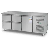Royal Catering Kühltisch - 403 L - 1 Fach- 4 Schubladen - 179,5 x 71 cm - Klasse B Edelstahl -