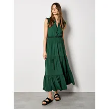 Apricot Maxikleid Freizeitkleid Grün 34