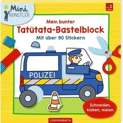 COPPENRATH 64194 Mein bunter Tatütata-Bastelblock (Mini-Künstler)