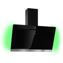 Klarstein Aurora 90 Smart Dunstabzugshaube 550 m3/h 90cm kopffrei Ambiente-Licht EEC A++ Schwarz