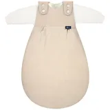 Alvi Schlafsack 4-Season Baby Mäxchen 2tlg | Außensack + Innensack | Leichter Kinderschlafsack aus Baumwolle & waschbar | Ganzjahres Babyschlafsack | für Jungen und Mädchen - 50-56