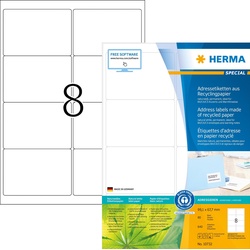 Herma, Etiketten, 640 HERMA Etiketten weiß 99,1 x 67,7 mm