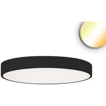 ISOLED LED Deckenleuchte UGR≤19 2H, schwarz, 80W|100W, rund, DN1000, ColorSwitch 2700|3000|4000K, dimmbar, Ø Schwarz