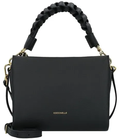 Coccinelle Boheme Handtasche Leder 23 cm  grau