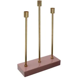 Kayoom Kerzenständer Kerzenhalter Art Deco 325 Metall Rosa