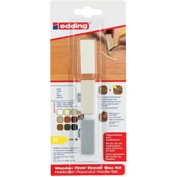 Edding HolzbodenReparaturWachsset weiß 5 Hartwachse zum Ausbessern von Be- 4004764897384 Edding