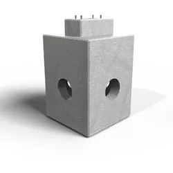 Alpitronic Fundament für Standfuß DC-Wallbox
