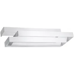 SOLLUX LIGHTING Wandleuchte "FROST", weiß, H: 10cm, Lampen, Das Oberteil scheint