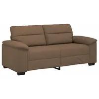 VidaXL 2-Sitzer-Sofa Braun 140 cm Stoff