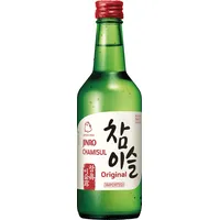 JINRO Soju, Chamisul Original, traditionelle koreanische Spirituose, 20,1% vol., 1 x 350 ml