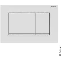 Geberit Sigma30 Betätigungsplatte für 2-Mengen-Spülung weiß matt/weiß/weiß matt lackiert/weiß 115.883.01.1