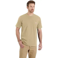 CARHARTT K87 Pocket S/S T-Shirt T-Shirt, Beach Heather, S