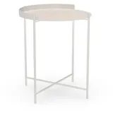 Houe Edge Serviertisch Ø46,5 weiß