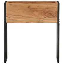 vidaXL Pflanzkübel 60 x 20 x 68 cm Schwarz