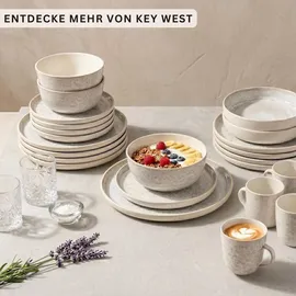 sänger Key West Kombiservice 30-tlg. creme mit sandiger Maserung