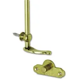 Schörghofer Fensterreibstangenverschluss 2-flügelig 1000 mm Messing poliert