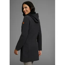 KangaROOS Kurzmantel in dunkel-grau-melange | Gr.: 40