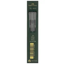 FABER-CASTELL TK 9071 Fallminen-Bleistiftminen schwarz HB 2,0 mm, 10 St.