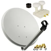 PremiumX 80cm hellgrau + Twin Monoblock