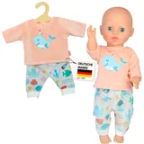 Heless Puppenkleidung Wal Bobby Pyjama Rosa (1285)