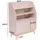 Mobili Rebecca Kinderregal Rebecca 80 x 100 x 33 cm Kiefer rosa