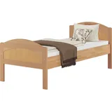 Erst-Holz, Bett, Massivholzbett geschwungenes Seniorenbett Buche 100x200 Einzelbett Bettgestell 60.75-10 oR (100 x 200 cm)