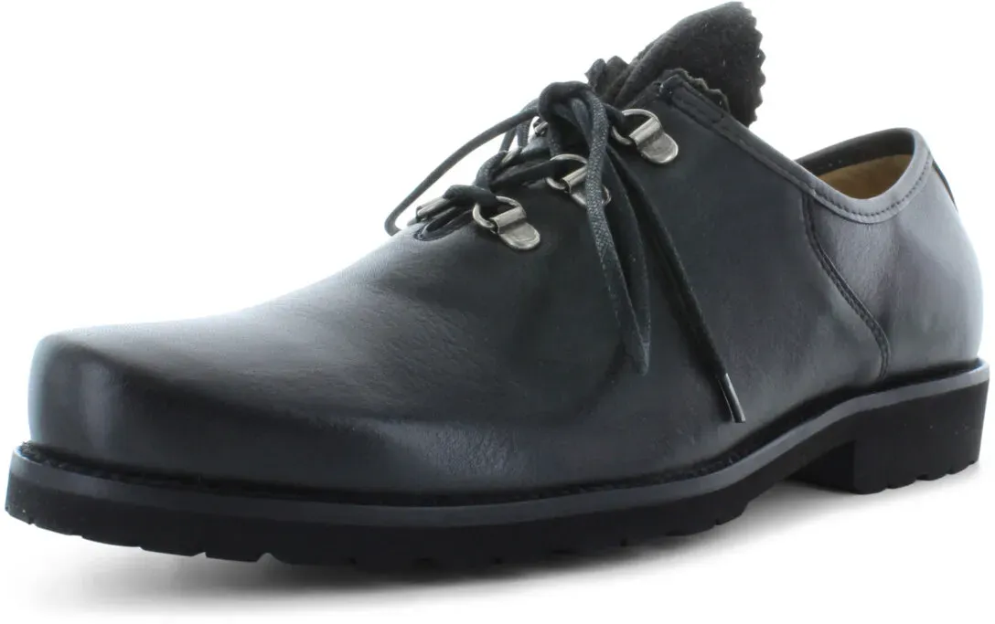 dirndl & bua Haferlschuhe Modell Aist anthrazit Leichtsohle, Gr. 12 UK / 47 EU