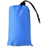 Picknickdecke Picknickdecke Wasserdicht Faltbar Campingdecke mit Aufbewahrungstasche, MAGICSHE, Waschbare Strandmatte für Picknick, Camping, Wandern blau 210 cm x 200 cm