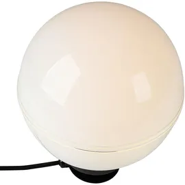 just light. LED Kugelleuchte Erdspieß Gartendeko, weiß, Kabel 5m, E27 Fassung, DxH 20x51 cm, 2er Set