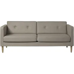 FDB Møbler L42 Firhøj Sofa 2,5-Sitzer, eiche natur / hellbraun