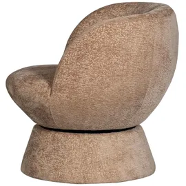 Woood Sessel Shuffle Chenille 73 x 72 x 71 cm Beige drehbar