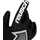 Reusch Fastgrip Infinity Junior Schwarz 6,5