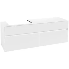 Villeroy & Boch Collaro Waschbeckenunterschrank C02200MS  links 160 x 55 cm White Matt