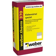 Weber Saint Gobain weber.therm 370 Klebemörtel Spezial 30 kg Grau