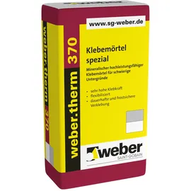 Weber Saint Gobain weber.therm 370 Klebemörtel Spezial 30 kg Grau