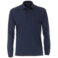 CasaModa Langarm-Poloshirt CASAMODA Poloshirt Langarm SNOS blau M