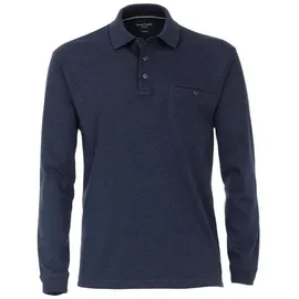 CasaModa Langarm-Poloshirt CASAMODA Poloshirt Langarm SNOS blau M