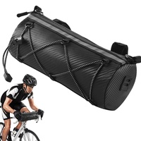 Shichangda Fahrradlenkertasche,Fahrradlenkertaschen, wasserdichte, praktische Fahrradtaschen vorne, Fahrrad-Lenkertasche vorne, reflektierende Streifen mit Schultergurt für Reisen mit dem Rennrad