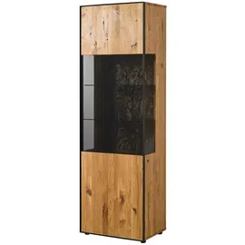 MASSIVMOEBEL24.DE Vitrine STARNBERG 65 x 45 x 201 cm Beige
