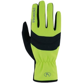 Roeckl Raiano Winter Fahrrad Handschuhe lang Fluo gelb 2023: Größe: 11.5