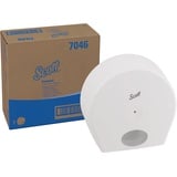 Scott Control Toilettenpapier-Spender 7046 – 1 x Spender für Toilettenpapier-Rollen, weiß