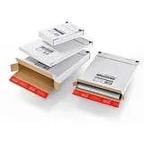 Versandkarton Kurierpaket 145 x 225 x 34mm Selbstklebeverschluss & Aufreißfaden weiß