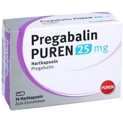 Pregabalin Puren 25 mg Hartkapseln 14 St