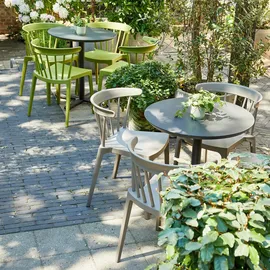 Woood Gartenstuhl 52 x 52 x 75 cm taupe 2 St.