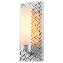 Ziggy 1lt Wandleuchte - Lackiertes Silber