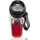 GEFU Trinkflasche GEFU "COMPANION", schwarz (schwarz, transparent), 450ml, Borosilikatglas, Trinkflaschen, Trinkflasche, Sicherheitsverschluss für 100%-igen Auslaufschutz und Einhandbedienung